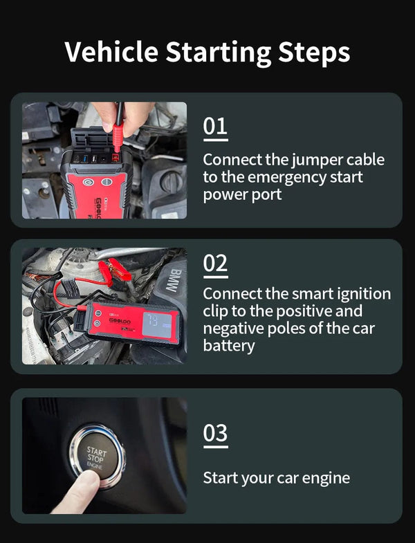 Planet Gates GOOLOO 12V Car Jump Starter 4000A Car Battery Starter 24000mAh Portable Power Bank Booster Auto Starting Device Emergency Start