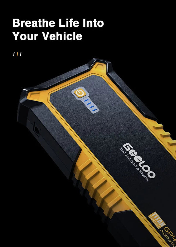 Planet Gates GOOLOO 26800mAh Jump Starter Car Booster External Battery 4000A Start Power Bank 12V Starting Device for Petrol Diesel Emergency