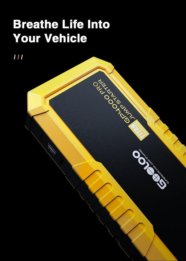 Planet Gates GOOLOO 4000A Start Power Bank 26800mAh Jump Starter Car Booster External Battery 12V Starting Device for Petrol Diesel Powerbank