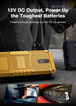 Planet Gates GOOLOO 4000A Start Power Bank 26800mAh Jump Starter Car Booster External Battery 12V Starting Device for Petrol Diesel Powerbank