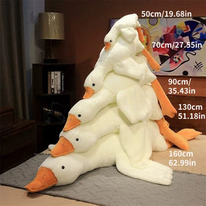 Planet Gates Goose Plush Stuffed Animal Cute Duck Plush Toy, Goose Plush Soft Swan Hugging Pillow Room Decor Birthday Gift
