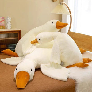 Planet Gates Goose Plush Stuffed Animal Cute Duck Plush Toy, Goose Plush Soft Swan Hugging Pillow Room Decor Birthday Gift
