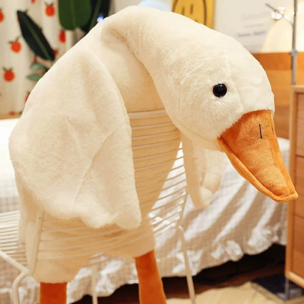 Planet Gates Goose Plush Stuffed Animal Cute Duck Plush Toy, Goose Plush Soft Swan Hugging Pillow Room Decor Birthday Gift