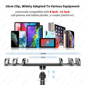 Planet Gates Gooseneck Tablet Stand Holder For Bed Desk Phone Holder Flexible Long Arm Clamp Tablet Mount For iPad Samsung Xiaomi 4.7-11 inch