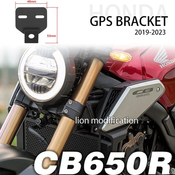 Planet Gates GPS bracket FOR HONDA CBR650R CB650R CBR 650R CB 650R 2018 2019 2020 2021 2022 2023 Motorcycle accessories Frame trim cover stainless steel