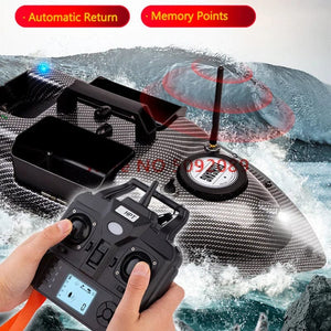Planet Gates GPS Dual Position Fixed Speed Cruise RC Fishing Bait Boat 2KG 500M Dual Motor 3-Hopper 16 Point Nesting Boat Fish Finder VS V18