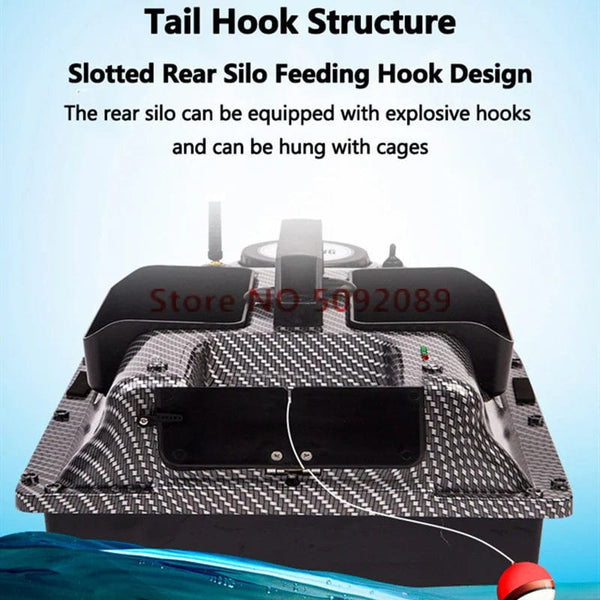 Planet Gates GPS Dual Position Fixed Speed Cruise RC Fishing Bait Boat 2KG 500M Dual Motor 3-Hopper 16 Point Nesting Boat Fish Finder VS V18