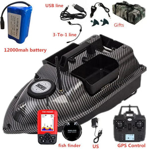 Planet Gates GPS Dual Position Fixed Speed Cruise RC Fishing Bait Boat 2KG 500M Dual Motor 3-Hopper 16 Point Nesting Boat Fish Finder VS V18