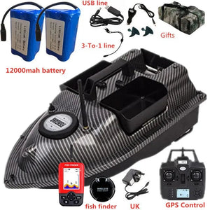 Planet Gates GPS Dual Position Fixed Speed Cruise RC Fishing Bait Boat 2KG 500M Dual Motor 3-Hopper 16 Point Nesting Boat Fish Finder VS V18