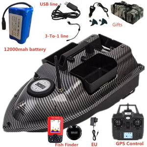 Planet Gates GPS Dual Position Fixed Speed Cruise RC Fishing Bait Boat 2KG 500M Dual Motor 3-Hopper 16 Point Nesting Boat Fish Finder VS V18