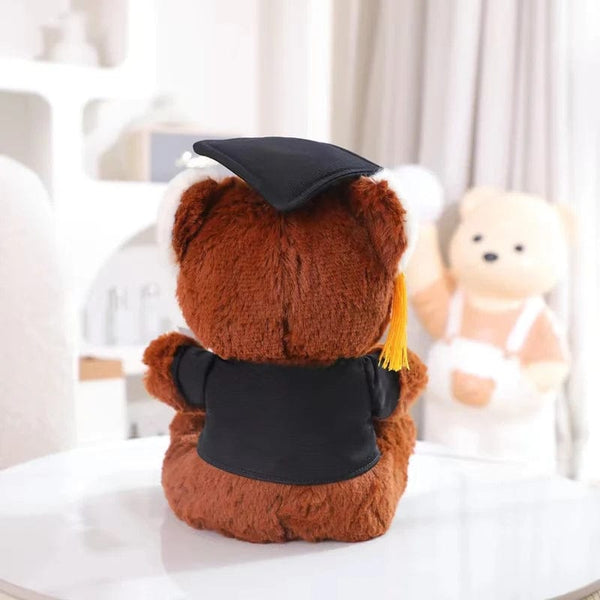 Planet Gates Graduate Plush Dolls Doctor Capybara Owl Bear Plush Toy Cute Stuffed Animal Toy Doll Soft Cartoon Pillow Graduation Gift