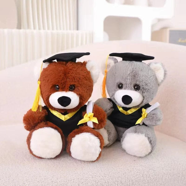 Planet Gates Graduate Plush Dolls Doctor Capybara Owl Bear Plush Toy Cute Stuffed Animal Toy Doll Soft Cartoon Pillow Graduation Gift