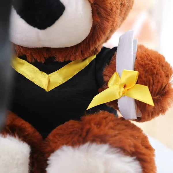 Planet Gates Graduate Plush Dolls Doctor Capybara Owl Bear Plush Toy Cute Stuffed Animal Toy Doll Soft Cartoon Pillow Graduation Gift