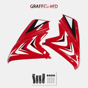 Planet Gates Graffiti Red CBR650R Seat Side Fairing For HONDA CBR 650R 650 R 2019-2023 Body Filling Injection Frame Spoilers Side Cowl Cover Panel