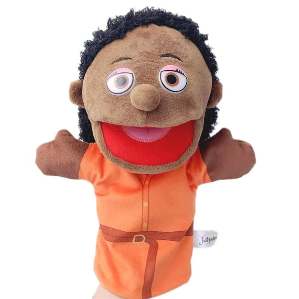 Planet Gates grandpa Family Soft Stuffed Toy Doll Dad Mum Brother Sister Cospaly Plush Doll Educational Baby Toys Kawaii Hand Finger Puppet