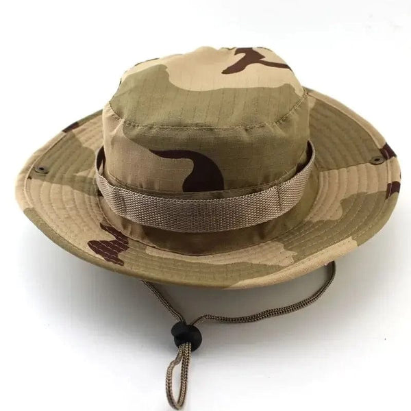 Planet Gates Grass green Outdoor Camouflage Fisherman Hat Tactical Training Expansion Breathable Military Training Camping Sunscreen Hat