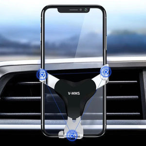 Planet Gates Gravity Car Holder Auto Air Vent Mount Clip Bracket Cell Holder No Magnetic GPS Mobile Phone Stand for IPhone 15 Xiaomi Samsung