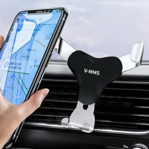 Planet Gates Gravity Car Holder Auto Air Vent Mount Clip Bracket Cell Holder No Magnetic GPS Mobile Phone Stand for IPhone 15 Xiaomi Samsung