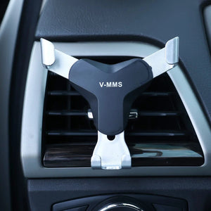 Planet Gates Gravity Car Holder Auto Air Vent Mount Clip Bracket Cell Holder No Magnetic GPS Mobile Phone Stand for IPhone 15 Xiaomi Samsung