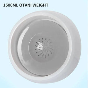 Planet Gates GRAY 1.5L Dog Drinking Water Bowls Floating Non-Wetting Mouth Cat Slow Anti-Overflow Portable Water Feeding Dispenser Large Capacity