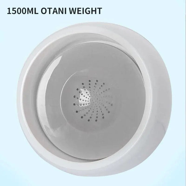 Planet Gates GRAY 1.5L Dog Drinking Water Bowls Floating Non-Wetting Mouth Cat Slow Anti-Overflow Portable Water Feeding Dispenser Large Capacity