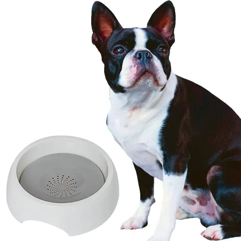 Planet Gates GRAY 1.5L Dog Drinking Water Bowls Floating Non-Wetting Mouth Cat Slow Anti-Overflow Portable Water Feeding Dispenser Large Capacity