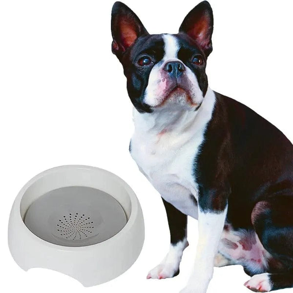 Planet Gates GRAY 1.5L Dog Drinking Water Bowls Floating Non-Wetting Mouth Cat Slow Anti-Overflow Portable Water Feeding Dispenser Large Capacity