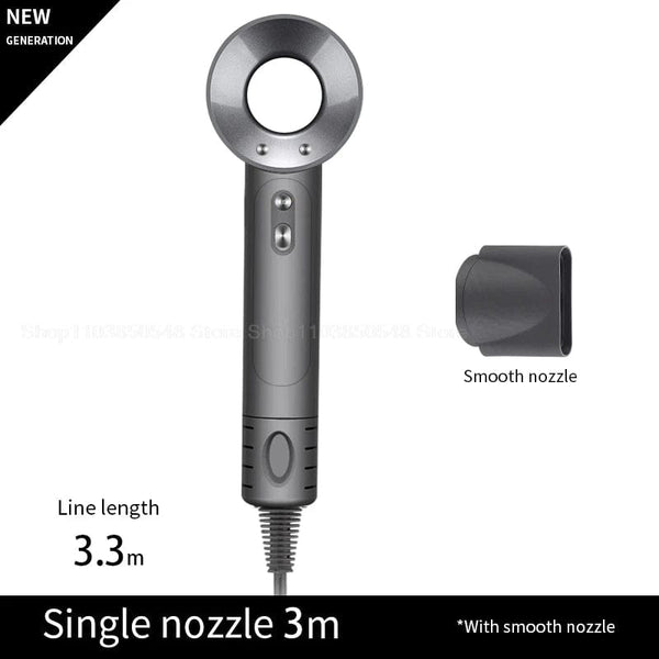 Planet Gates Gray 1 Parts 3.3m / KR Super Professional Hair Dryer Personal Hair Care Styling Negative ion Salon Tool Constant Anion Electric Leafless Hair Dryers