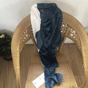 Planet Gates GRAY / 100cm 80/100/140cm Giant Shark skin Plush Toy Soft Plush Shark Skin Semi-finished Coat Fish Pillow Toys Dolll Gift for Kids Child