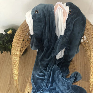 Planet Gates GRAY / 100cm 80/100/140cm Giant Shark skin Plush Toy Soft Plush Shark Skin Semi-finished Coat Fish Pillow Toys Dolll Gift for Kids Child