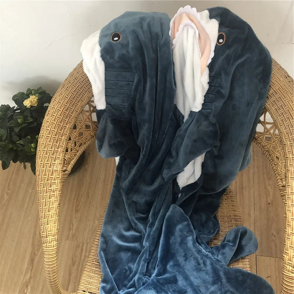Planet Gates GRAY / 100cm 80/100/140cm Giant Shark skin Plush Toy Soft Plush Shark Skin Semi-finished Coat Fish Pillow Toys Dolll Gift for Kids Child