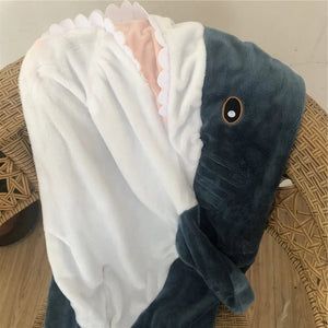 Planet Gates GRAY / 100cm 80/100/140cm Giant Shark skin Plush Toy Soft Plush Shark Skin Semi-finished Coat Fish Pillow Toys Dolll Gift for Kids Child