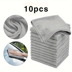 Planet Gates Gray / 10pcs 5/10pcs Microfiber Car Towels Cleaning Cloth For Car