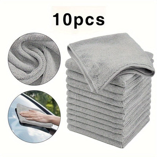 Planet Gates Gray / 10pcs 5/10pcs Microfiber Car Towels Cleaning Cloth For Car