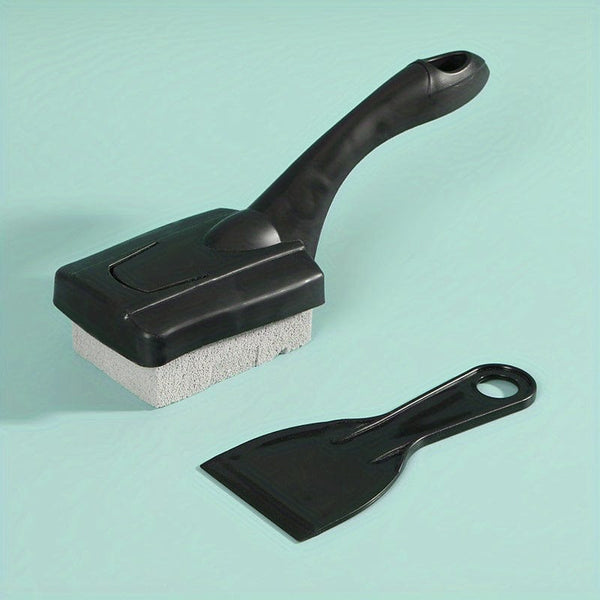 Planet Gates Gray 1pc BBQ Grill Grill Cleaning Brick Block Magic Stone Barbecue Cleaning Brush, Outdoor Camping Picnic, Cookware Barbecue Tool Accessories Cleaning Tools, Cleaning Accessories