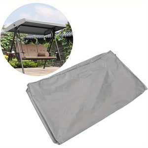 Planet Gates Gray 1pc Swing Canopy Replacement Cover, Waterproof Dustproof Outdoor Swing Canopy Cover, Universal Replacement Canopy For Garden Swing Chair, Patio Hammock Top Roof Cover (Gray)