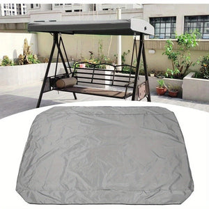 Planet Gates Gray 1pc Swing Canopy Replacement Cover, Waterproof Dustproof Outdoor Swing Canopy Cover, Universal Replacement Canopy For Garden Swing Chair, Patio Hammock Top Roof Cover (Gray)