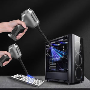 Planet Gates Gray 1pc, Wireless Vacuum Cleaner, Hand-rechargeable Car Charging, High-suction Portable Mini Vacuum Cleaner, Car Household Indoor Vacuum Cleaner, Vacuum Accessories Cleaning Supplies Small Appliance