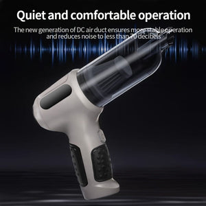 Planet Gates Gray 1pc, Wireless Vacuum Cleaner, Hand-rechargeable Car Charging, High-suction Portable Mini Vacuum Cleaner, Car Household Indoor Vacuum Cleaner, Vacuum Accessories Cleaning Supplies Small Appliance
