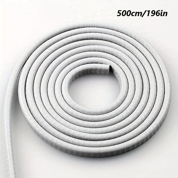 Planet Gates Gray 1Roll 16.4ft Car Door Edge Guards, Rubber Edge Trim Car Door Protector Automotive Door Entry Guard Automotive Trim Car Door Edge Protector