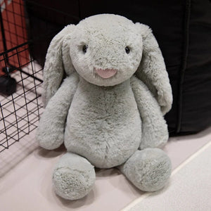 Planet Gates gray / 20cm 20-45cm Cute Plush Toy Stuffed Toy Rabbit Doll Babies Sleeping Companion Kawaii Plush Long Ear Rabbit Doll Children's Gift