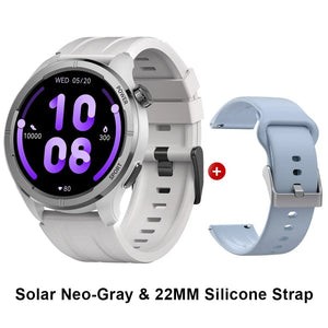Planet Gates Gray-22MM Blue / uzbekistan HAYLOU Solar Neo Smart Watch 1.53'' HD Display Bluetooth Call 24H Health Monitoring Smartwatchs Men Women Smart Sport Watchs