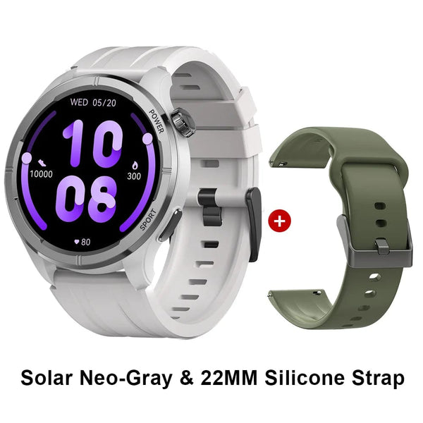 Planet Gates Gray-22MM Green / uzbekistan HAYLOU Solar Neo Smart Watch 1.53'' HD Display Bluetooth Call 24H Health Monitoring Smartwatchs Men Women Smart Sport Watchs