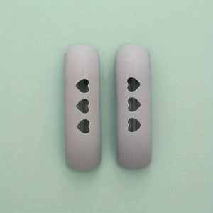 Planet Gates Gray / 2pcs 2pcs Heat-Resistant Pot Handle Covers - Protect Your Hands from Burns and Scalds!