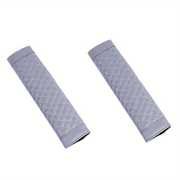 Planet Gates Gray / 2pcs 2pcs Universal Car Stylish Car Safety Seat Belt Faux Leather Car Seat Shoulder Strap Pad Cushion Cover Car Belt Protector
