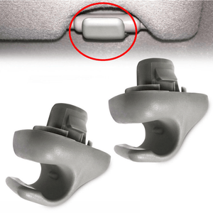 Planet Gates Gray-2pcs Sun Visor Clips 2pcs Sun Visor Clip 88217S01A01ZA For Honda 98-07 Accord 96-04 Civic 07-11 CR-V 03-05 Element