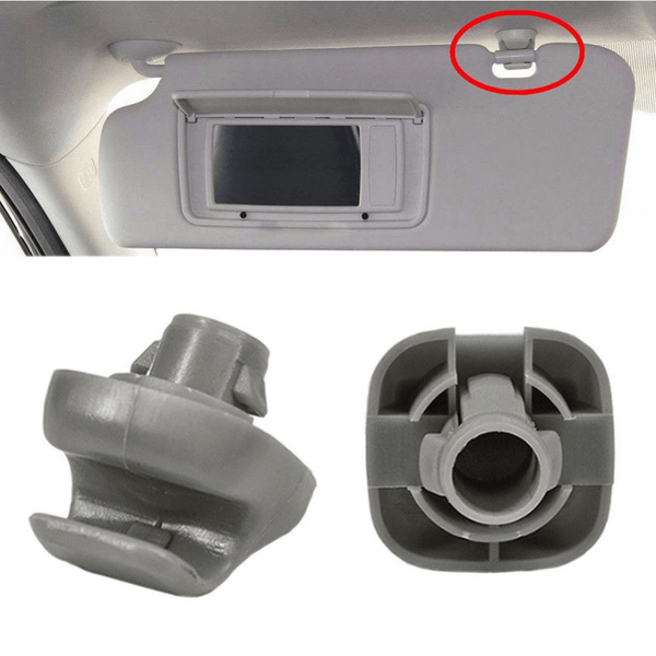 Planet Gates Gray-2pcs Sun Visor Clips 2pcs Sun Visor Clip 88217S01A01ZA For Honda 98-07 Accord 96-04 Civic 07-11 CR-V 03-05 Element
