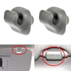 Planet Gates Gray-2pcs Sun Visor Clips 2pcs Sun Visor Clip 88217S01A01ZA For Honda 98-07 Accord 96-04 Civic 07-11 CR-V 03-05 Element