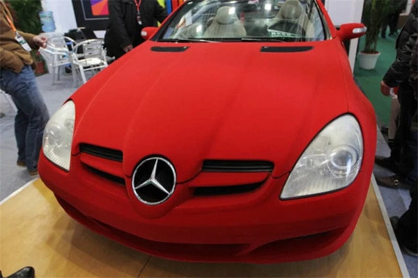 Planet Gates GRAY / 30cmx500cm 50*200cm Premium Quality Velvet Suede Fabric Vinyl Car Wrap Sticker Black Red Self Adhesive Velvet cloth Film For Car Styling