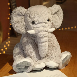 Planet Gates Gray / 45cm Kids Soft Elephant Plush Large Elephant Toy Stuffed Animals Plushies Pillow Baby Accompany Doll Infant Toys Newborn Gift